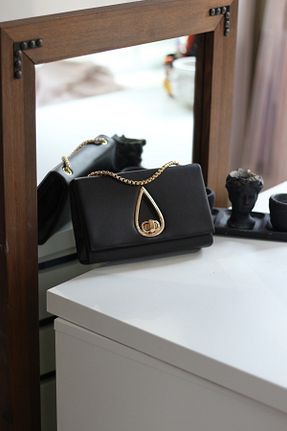 کیف مجلسی مشکی زنانه چرم مصنوعی Moom Bag - کد 744017110