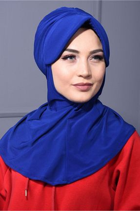 شال سرمه ای زنانه پنبه ای Nowa Scarf - کد 88663834