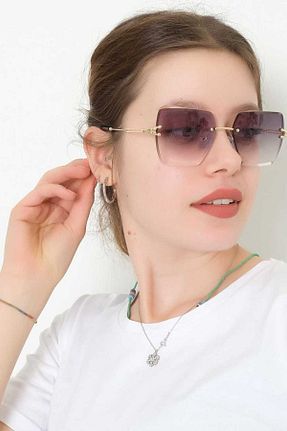 عینک آفتابی سبز زنانه UV400 SBLL - کد 744298237