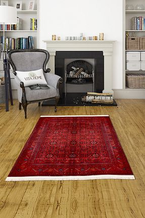 فرش قرمز زیره ضد لغزش Novus Home - کد 744654631