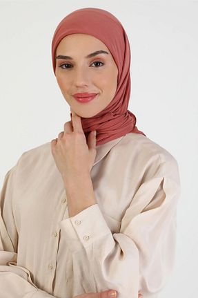شال صورتی زنانه پنبه ای ŞURA ŞAL - کد 744517530
