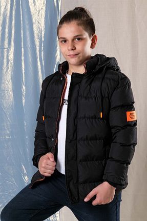 کاپشن مشکی بچه گانه گشاد Pina Kids - کد 127812362