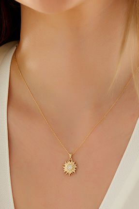 گردنبند طلا رنگی زنانه 14 عیار MİLET KUYUMCULUK - کد 744775236