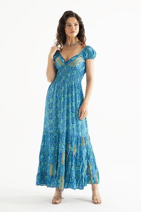 لباس آبی زنانه بافتنی ASUDAN - کد 745215592