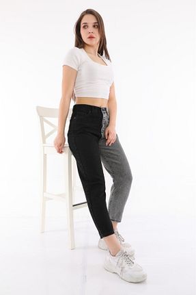 شلوار مشکی زنانه پنبه ای DENOKMODA - کد 745332972