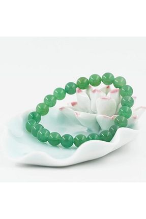 دستبند جواهر سبز زنانه سنگ طبیعی NBS Beautiful Naturel Stones - کد 745500099
