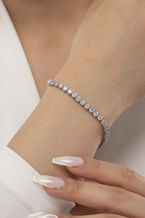 دستبند نقره زنانه 925 عیار ESSARE - کد 745580355