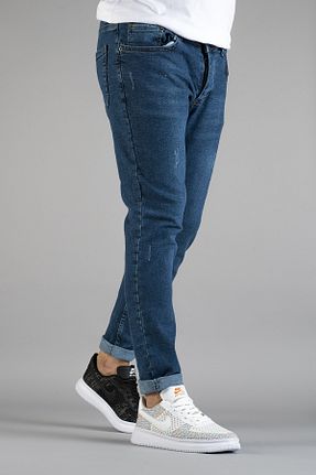 شلوار جین آبی مردانه پاچه تنگ bombe - کد 323064972