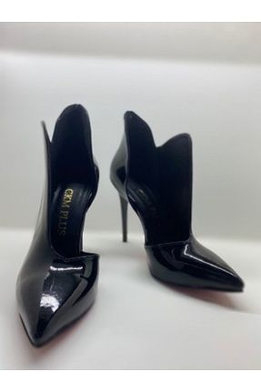 بوت / نیم بوت مشکی زنانه چرم لاکی Num40S - کد 746147132