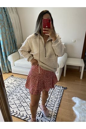 دامن صورتی زنانه پارچه moodibutik - کد 746161907