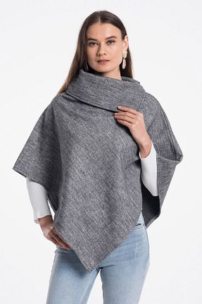 پانچو طوسی زنانه اکریلیک Pitti - کد 32274123