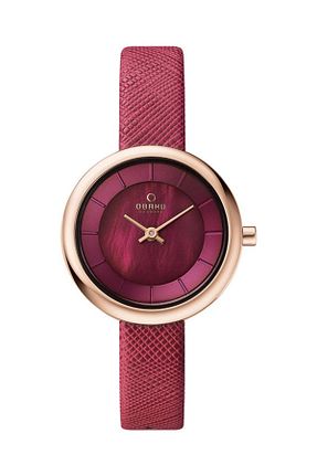 ساعت مچی بنفش زنانه استل (فولاد) Obaku - کد 5792776