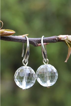 گوشواره جواهر نارنجی زیرکن Stoneage - کد 7170435