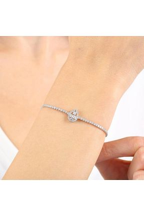 دستبند نقره زنانه 925 عیار Mia Vento - کد 744831230