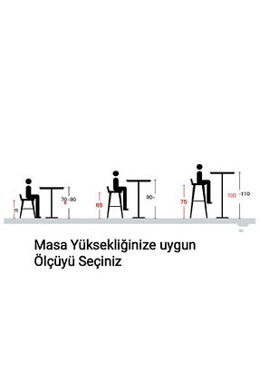 صندلی آشپزخانه طوسی فلزی J&S QUALİTY - کد 636630831