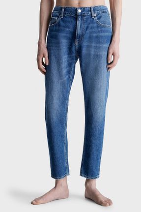 شلوار جین آبی مردانه پاچه کوتاه Calvin Klein - کد 745215098