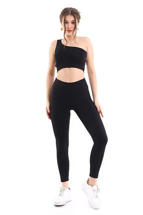 ساق شلواری مشکی زنانه بافت BF GRAZİA MODA - کد 696187815