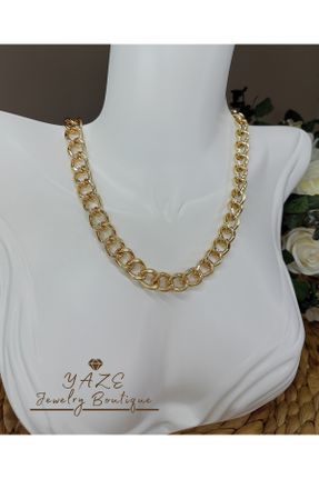 گردنبند جواهر طلائی زنانه کد 745601456