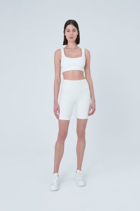 ساق شلواری سفید زنانه بافت پلی آمید سوپر فاق بلند کد 741256889