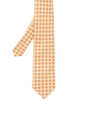 کراوات نارنجی مردانه ابریشم کد 745776572