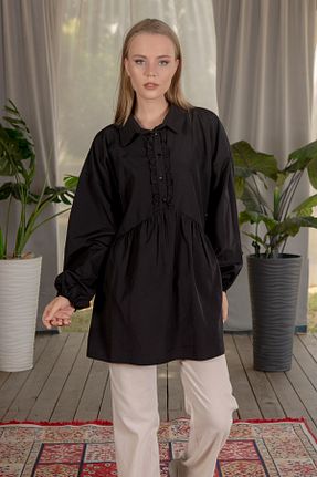 تونیک مشکی زنانه بافتنی ESM LINE - کد 744772133