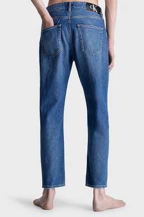 شلوار جین آبی مردانه پاچه کوتاه Calvin Klein - کد 745215098
