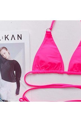 بالاتنه بیکینی صورتی زنانه ساده BF Bikini Fashion - کد 745129095