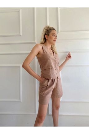 لباس قهوه ای زنانه بافتنی ky butikkk - کد 745776443