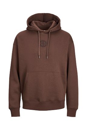 سوئیشرت قهوه ای مردانه رنگی Jack & Jones - کد 745798174