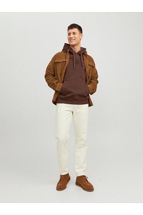سوئیشرت قهوه ای مردانه رنگی Jack & Jones - کد 745798174