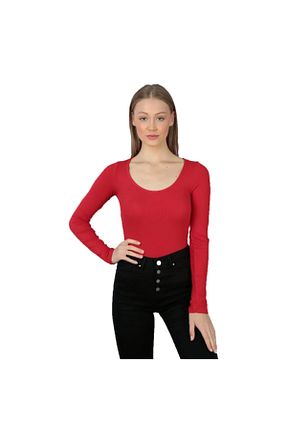 بادی قرمز زنانه یقه دوچرخه Uğur Böceği Ticaret - کد 746138216