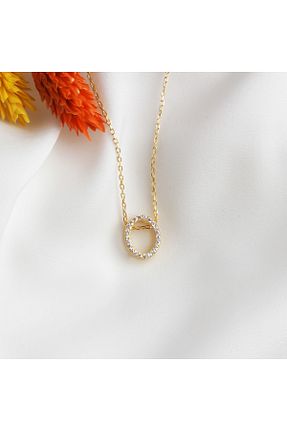 گردنبند نقره زرد زنانه 925 عیار Glorria - کد 746270976