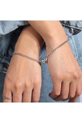 دستبند جواهر زنانه روکش نقره CASELN - کد 242314697