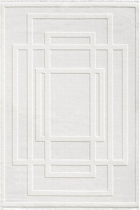 فرش سفید پلی استر Pierre Cardin - کد 746594023
