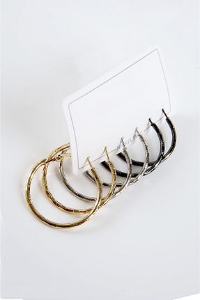 گوشواره جواهر رنگی پوشش زاماک EUROMODA - کد 746616609