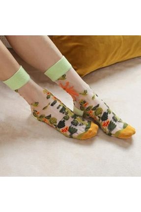 جوراب سبز زنانه مخلوط پلی آمید Efna Store - کد 746756881