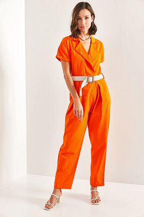 سرهمی نارنجی زنانه آستین استاندارد Bianco Lucci - کد 746846787
