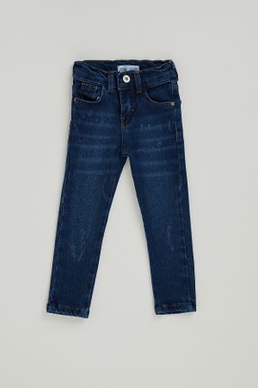 شلوار جین آبی بچه گانه پاچه لوله ای استاندارد کد 746857516