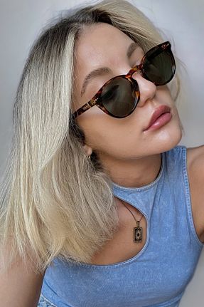 عینک آفتابی سبز زنانه 53 REN EYEWEAR - کد 706201793