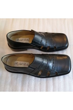 صندل مشکی مردانه پاشنه ضخیم Butik Tülin - کد 747195007