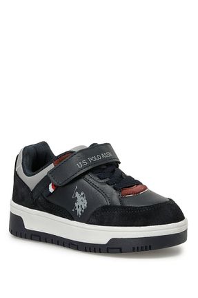 کفش اسنیکر سرمه ای بچه گانه بند دار U.S. Polo Assn. - کد 747149346