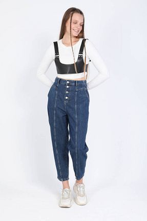 شلوار جین آبی زنانه رگولار BANNY JEANS - کد 169963549