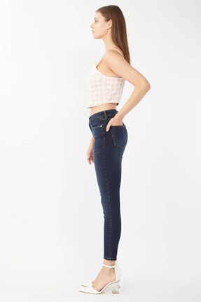 شلوار جین سرمه ای زنانه رگولار BANNY JEANS - کد 313607789