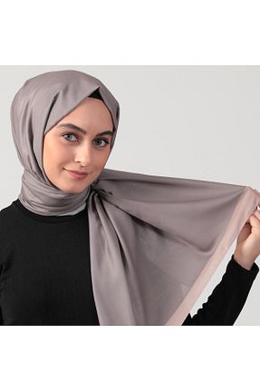 شال قهوه ای زنانه ابریشم ipekistanbul - کد 746306001