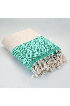 پشتمال فیروزه ای %100 پنبه ارگانیک Mulberry - کد 746381054