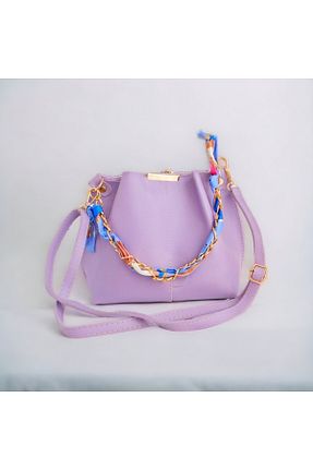 کیف دستی بنفش زنانه سایز متوسط ŞALLI - کد 746400878
