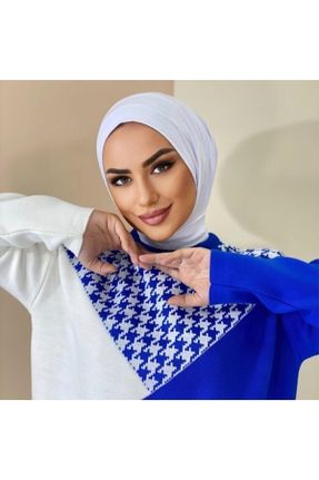 شال سفید زنانه پنبه (نخی) کد 746631987