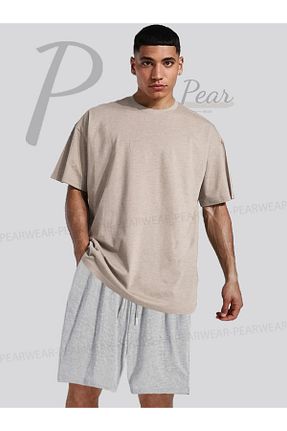 ست بالاتنه و پائین تنه بژ زنانه بافتنی Pear Wear - کد 746792829