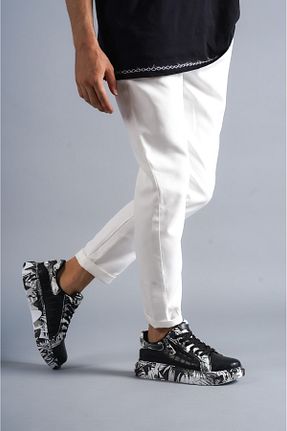 کفش اسنیکر مشکی مردانه بند دار BZ Moda - کد 746814547
