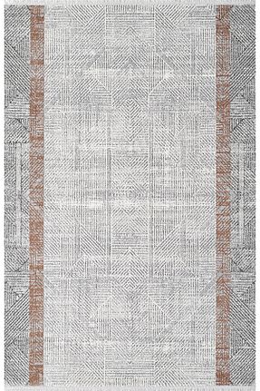 فرش طوسی زیره ضد لغزش Atlas Halı - کد 747068146
